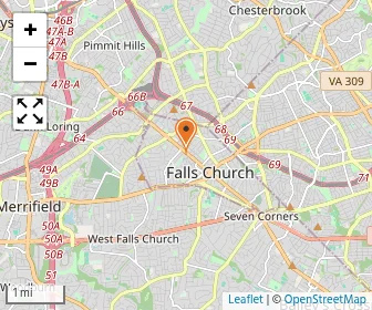 Map of Acton Academy Falls Church