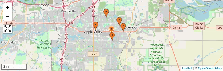 Related schools map