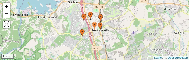 Related schools map