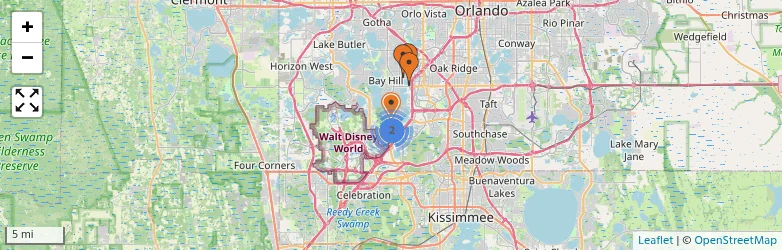 Related schools map