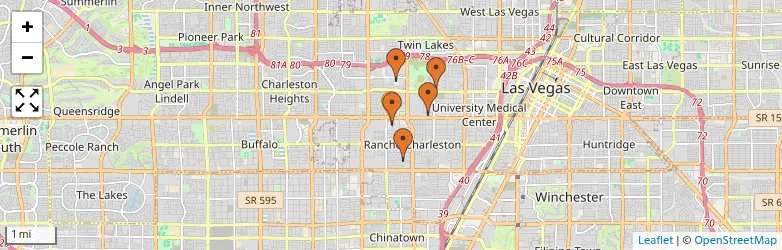 Related schools map