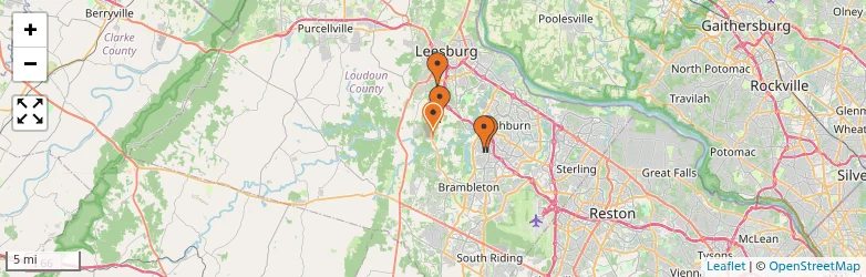Related schools map