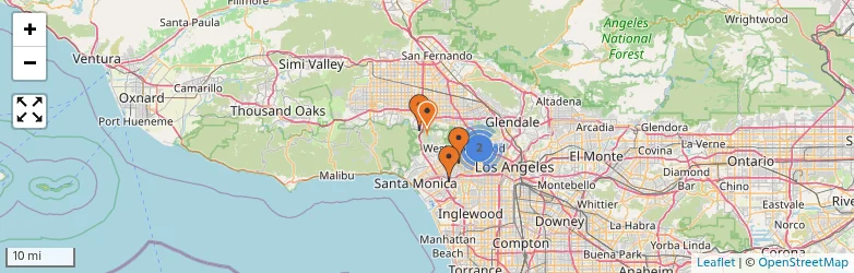 Related schools map