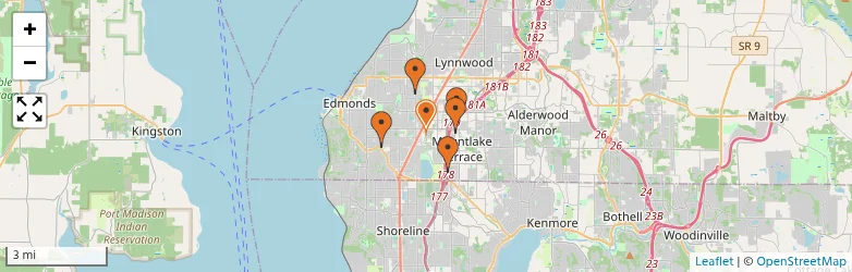 Related schools map
