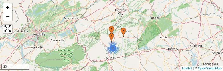 Related schools map