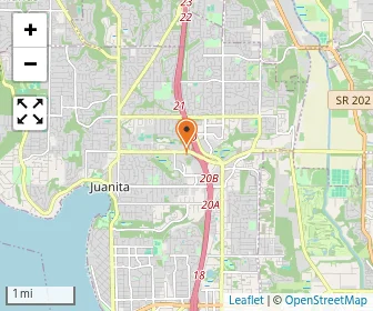Map of Evergreen Academy Montessori Kirkland