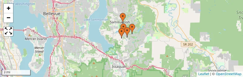 Related schools map