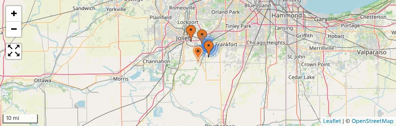 Related schools map