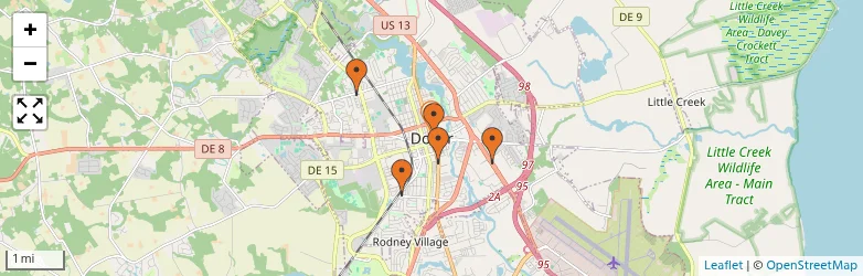 Related schools map