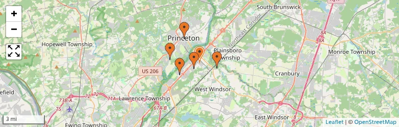 Related schools map