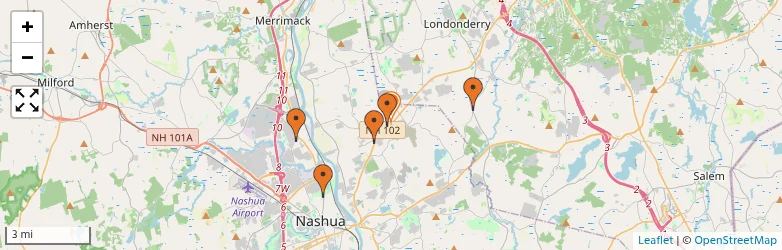 Related schools map