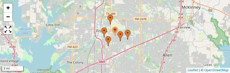 Related schools map