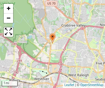 Map of KinderCare at UNC Rex