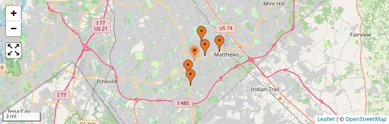 Related schools map