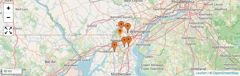 Related schools map
