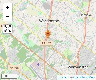 Map of Fusion Academy Warrington