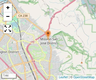 Map of Stratford Fremont Washington Boulevard