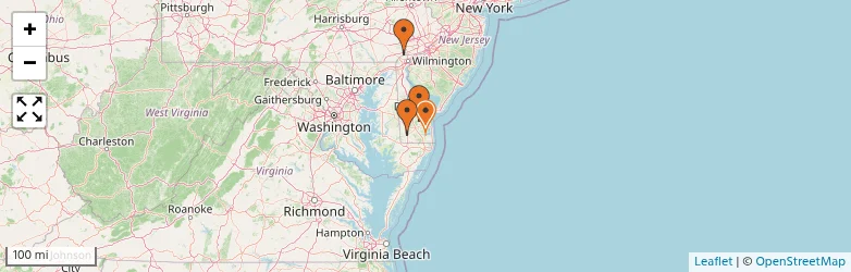 Related schools map