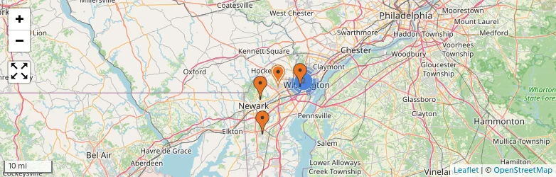 Related schools map