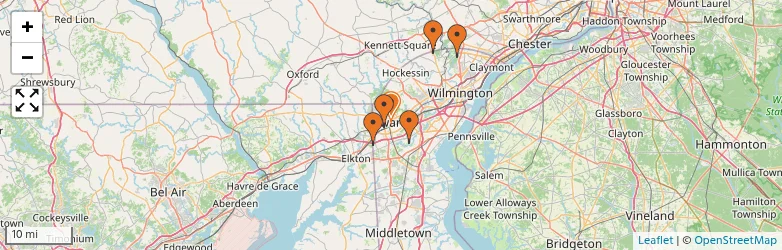 Related schools map