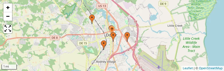 Related schools map