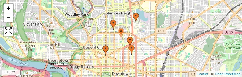 Related schools map