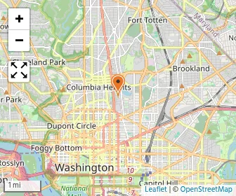 Map of Howard University Early Learning Program