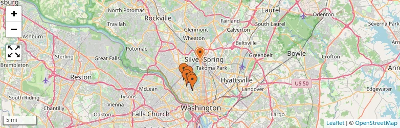 Related schools map