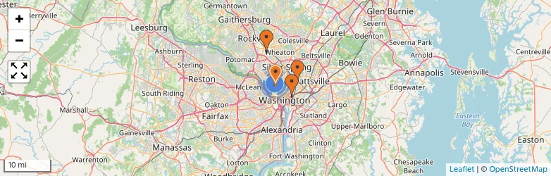 Related schools map