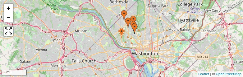 Related schools map