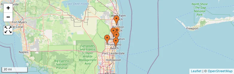 Related schools map