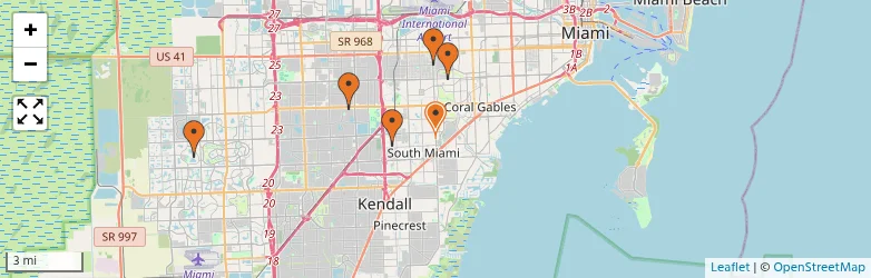 Related schools map