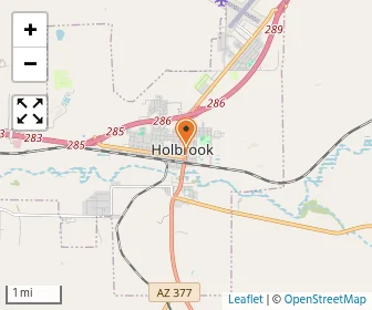 Map of Holbrook Seventh-day Adventist Indian School