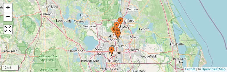 Related schools map