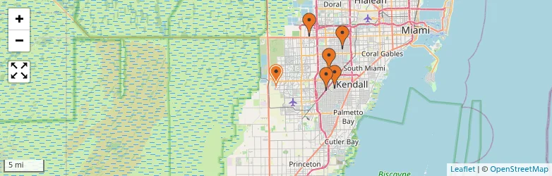 Related schools map