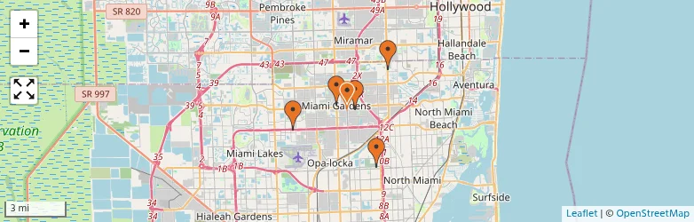 Related schools map