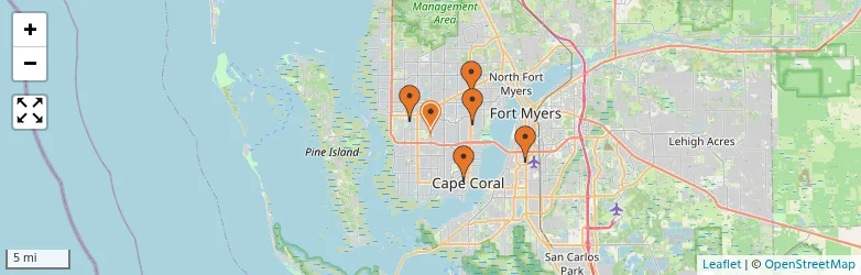Related schools map