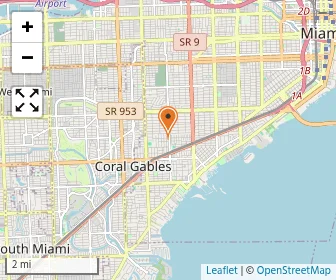 Map of Brito Miami Private School
