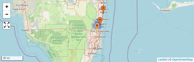 Related schools map