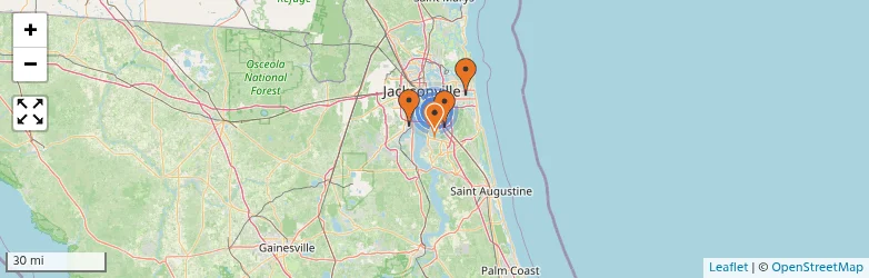 Related schools map