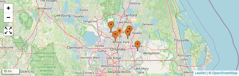 Related schools map