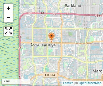 Map of Coral Springs Montessori School