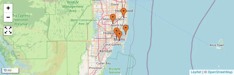 Related schools map