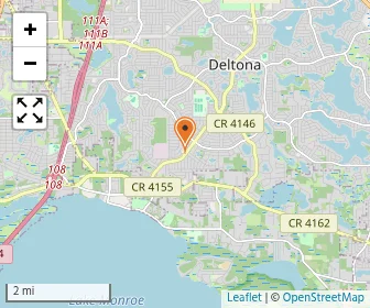 Map of Deltona Christian School
