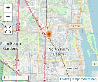Map of Palm Beach Preparatory School