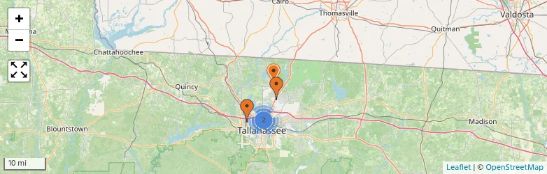 Related schools map
