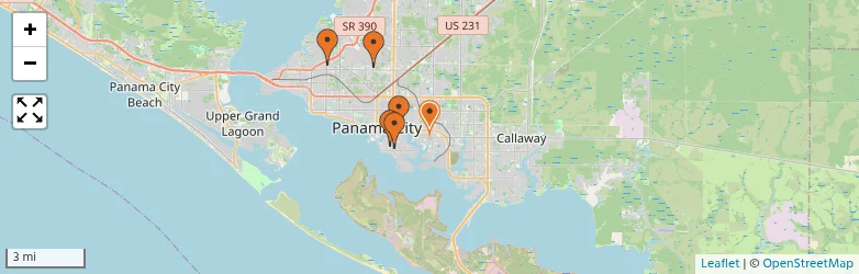 Related schools map