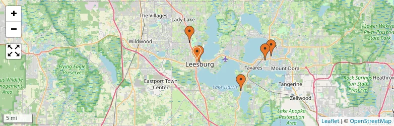 Related schools map