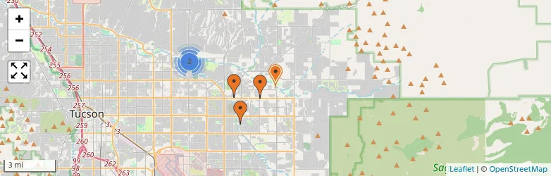 Related schools map