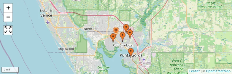 Related schools map